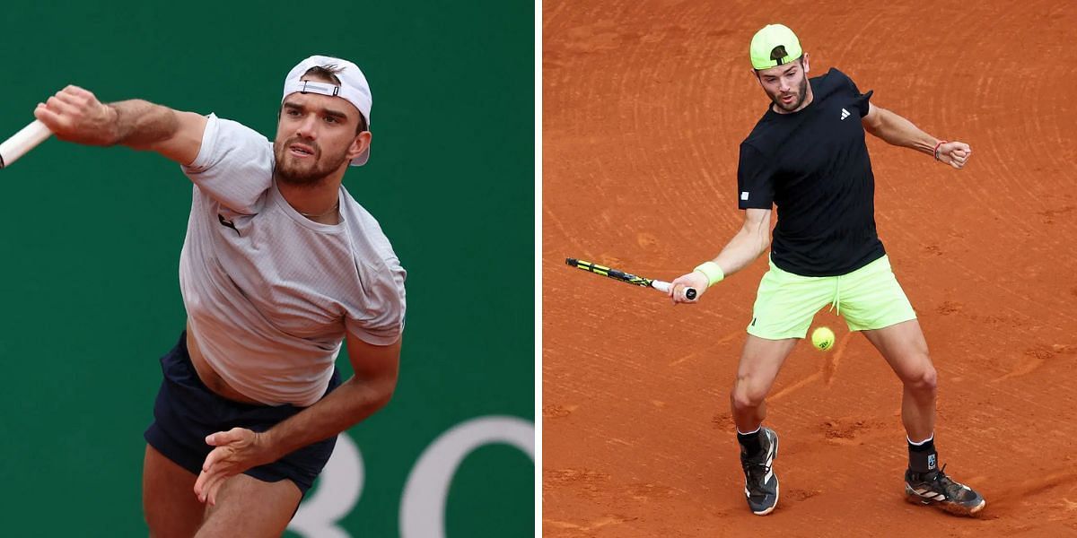 Tomas Machac (L) vs Jacob Fearnley (R), (Source: Getty Images)