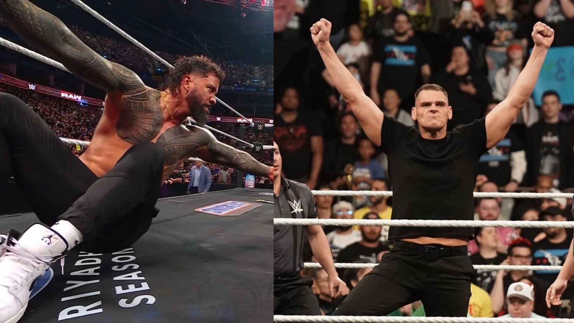 Gunther stood tall on RAW! (Image from WWE and Gunther