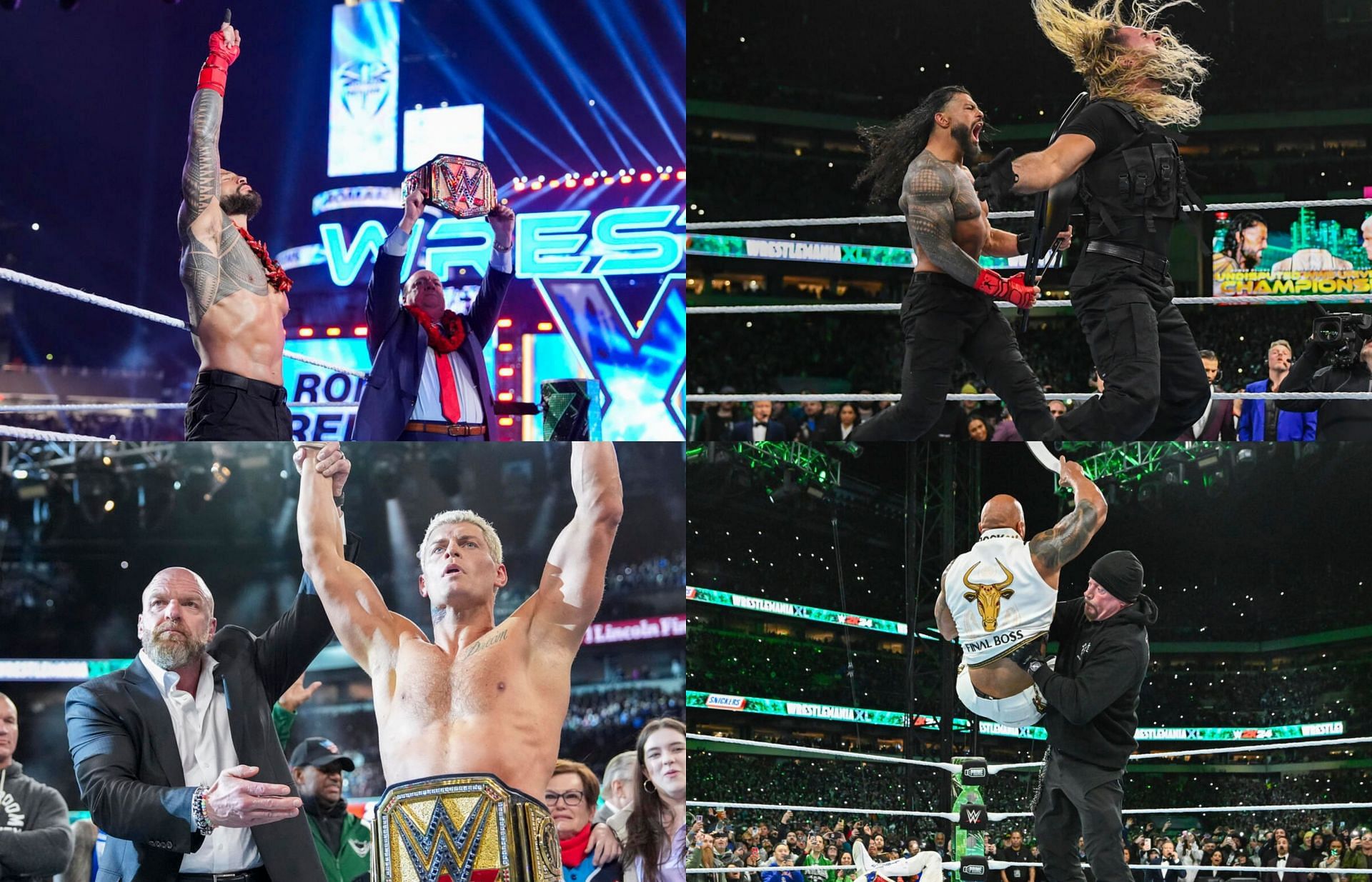 WWE, WrestleMania, Roman Reigns, The Rock 