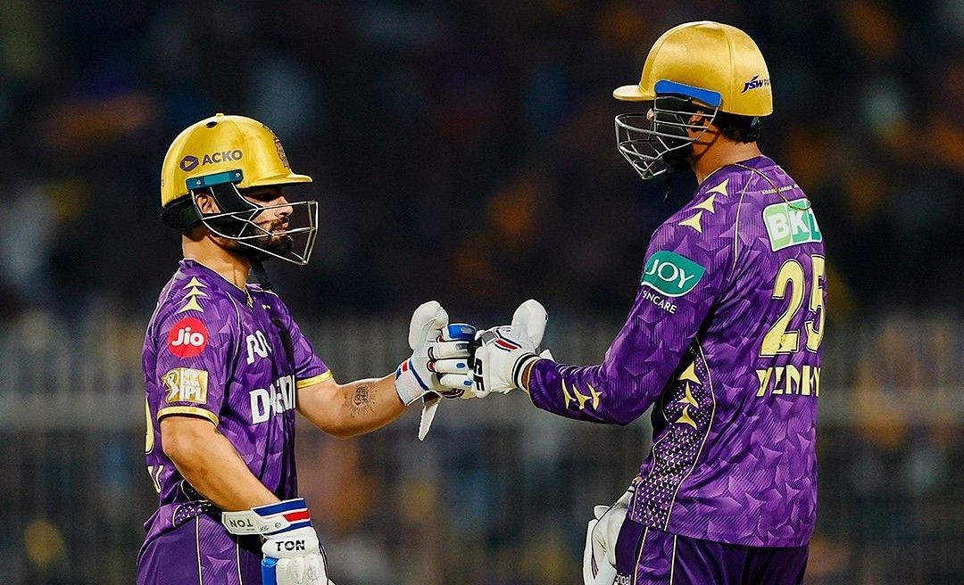 रिंकू सिंह और वेंकटेश अय्यर (Photo Credit - @KKRiders)