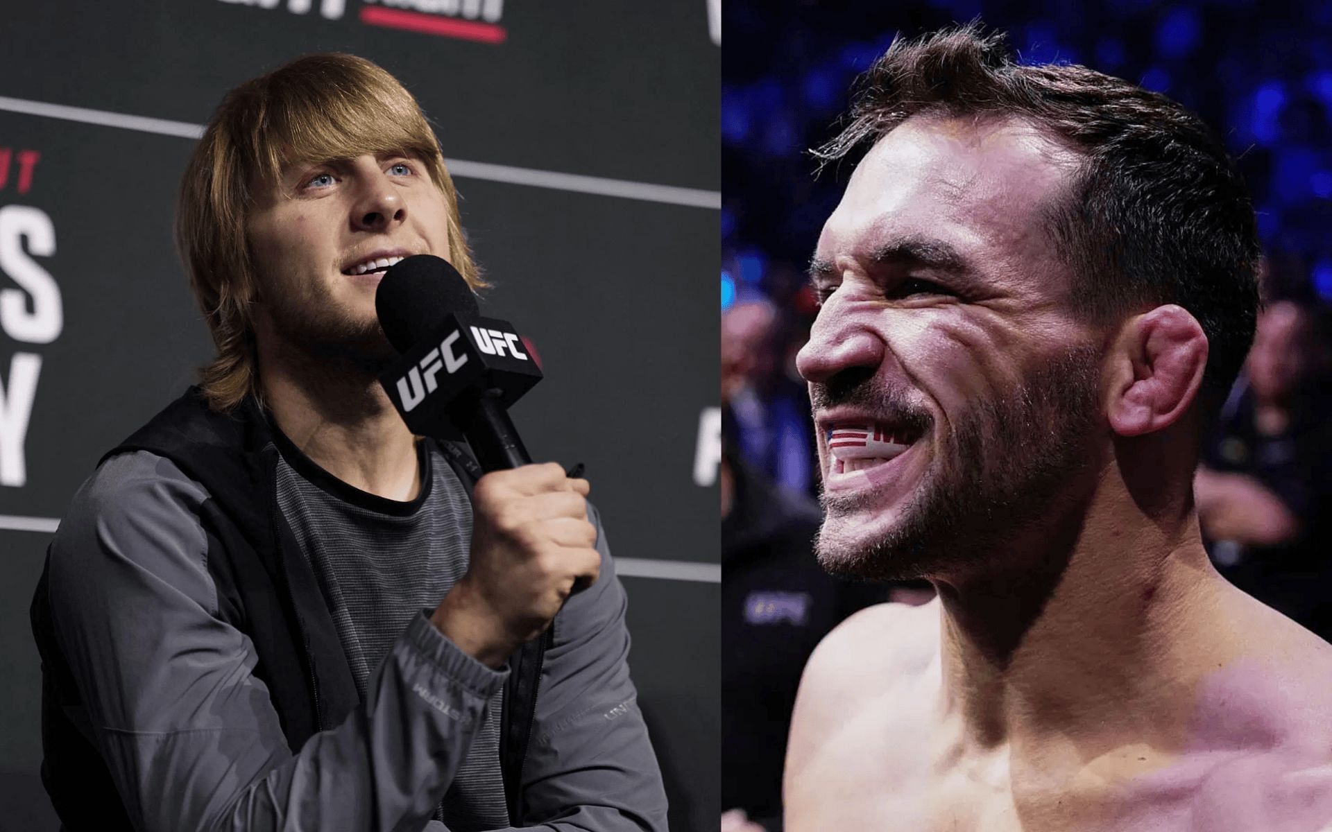 Paddy Pimblett (left) reveals his motivators going into the Michael Chandler (right) fight. [Images Courtesy: Getty Images]