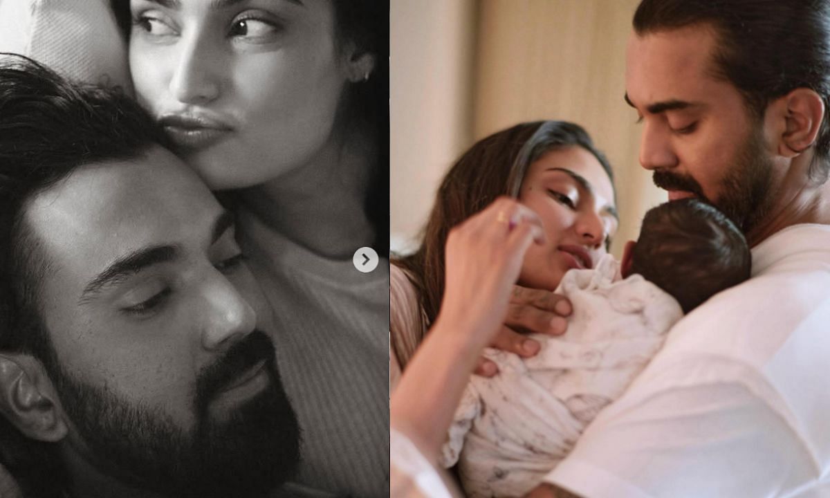 केएल राहुल ने अपनी बेटी का नाम किया रिवील (photo credit: instagram/athiyashetty)
