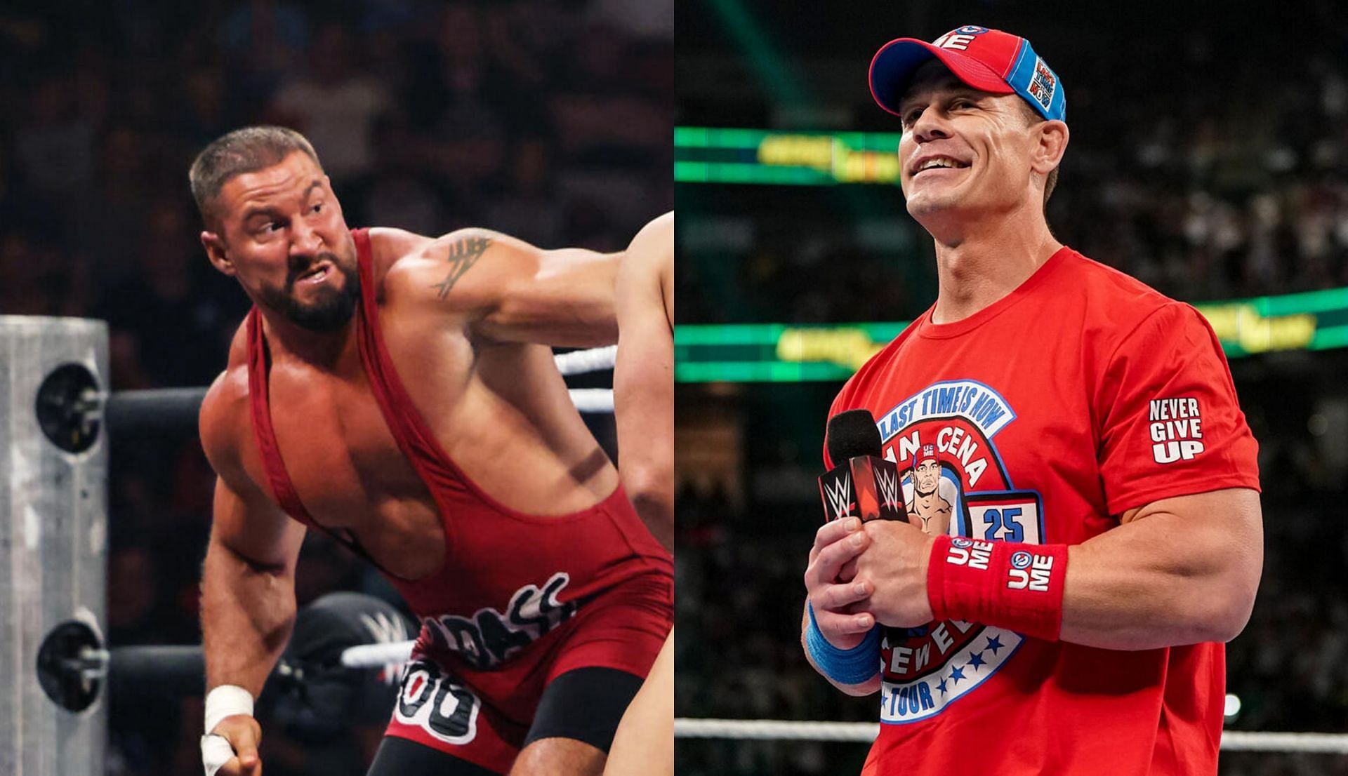ब्रॉन ब्रेकर और जॉन सीना रिंग में (Photo: WWE.com)