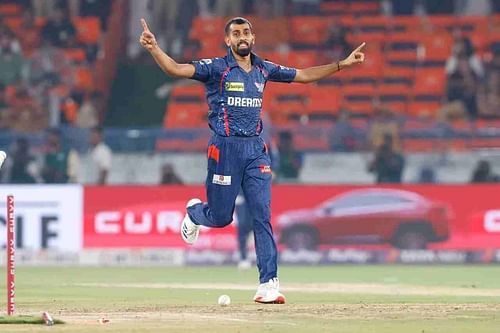 Prince Yadav was part of LSG's playing combination in their first two games of IPL 2025. [P/C: iplt20.com]