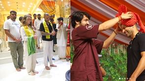 शिखर धवन पहुंचे बाबा बागेश्वर धाम, साथ में रूमर्ड गर्लफ्रेंड भी आईं नजर; सोशल मीडिया पर मची हलचल