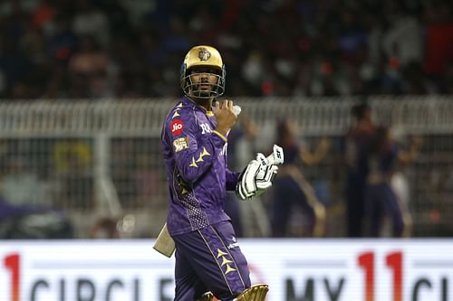Venkatesh Iyer was dismissed in the final over in KKR's IPL 2025 clash against SRH. [P/C: Getty]