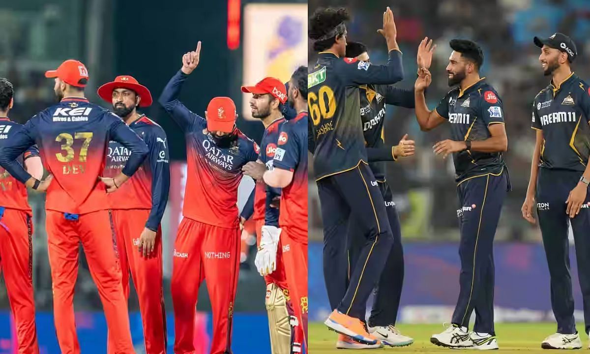 RCB और GT की टक्कर होगी (Photo Credit: BCCI)
