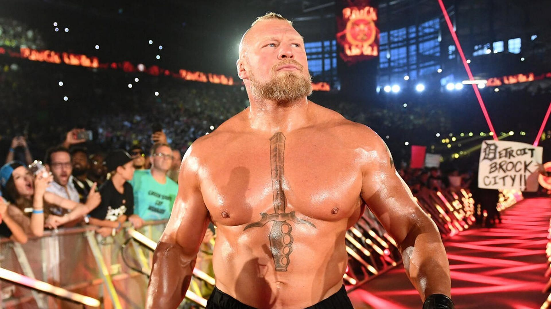 Brock Lesnar is considered to be one of the greatest athletes of all time [Image credits: WWE.com]