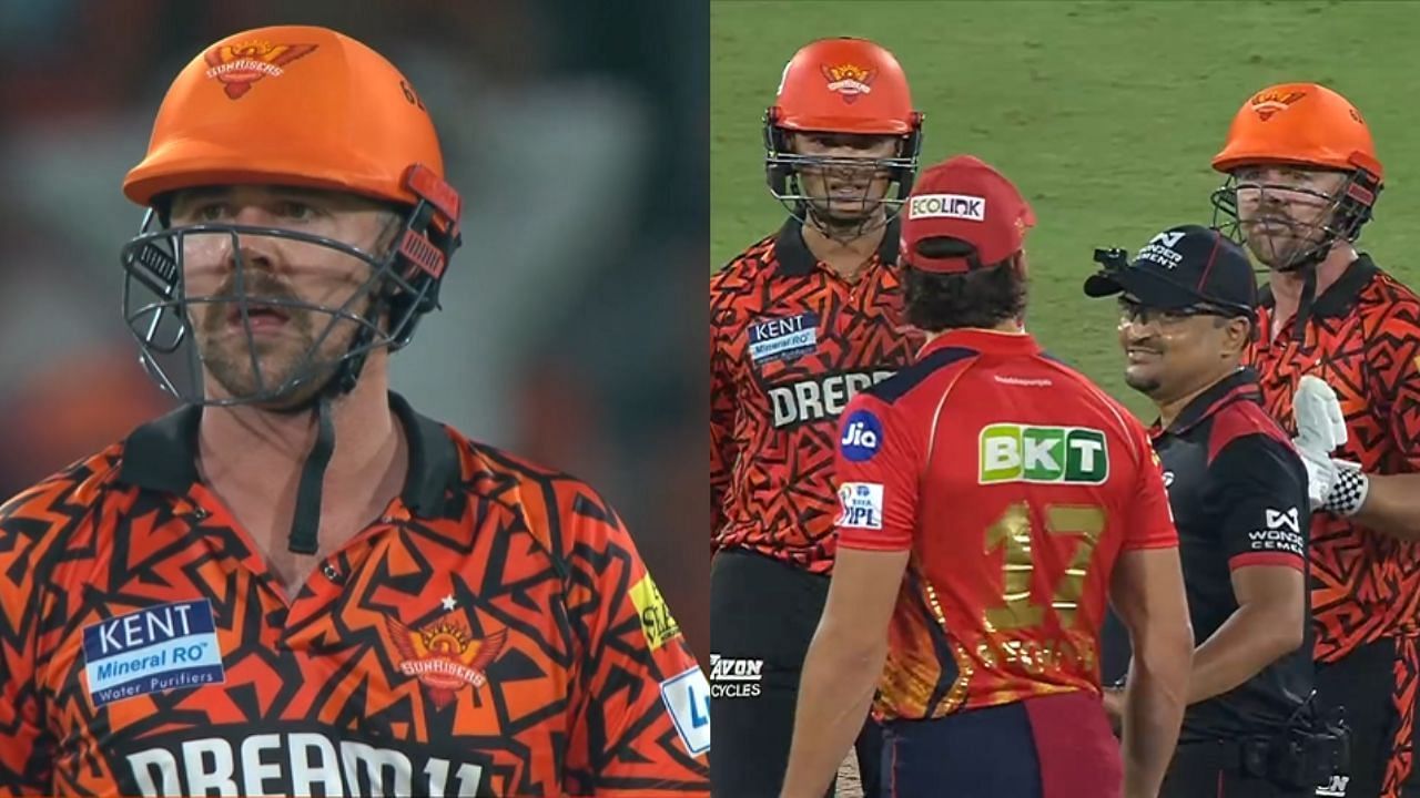IPL 2025, SRH vs PBKS, Glenn Maxwell, Travis Head, Glenn Maxwell Travis Head Fight