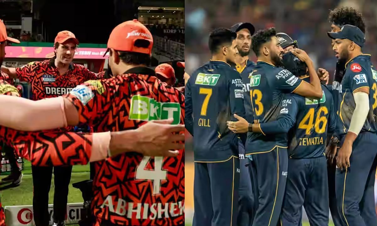 सनराइजर्स हैदराबाद और गुजरात टाइटंस (Photo Credit - IPLT20.COM)