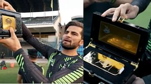 PSL 2025: हेयर ड्रायर या ट्रिमर नहीं, शाहीन अफरीदी को मिला 24 कैरेट सोने का iPhone; देखें वीडियो