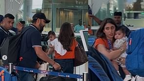रोहित शर्मा के बेटे की झलक पहली बार आई सामने, रितिका की गोद में नजर आए अहान; तस्वीर सोशल मीडिया पर वायरल