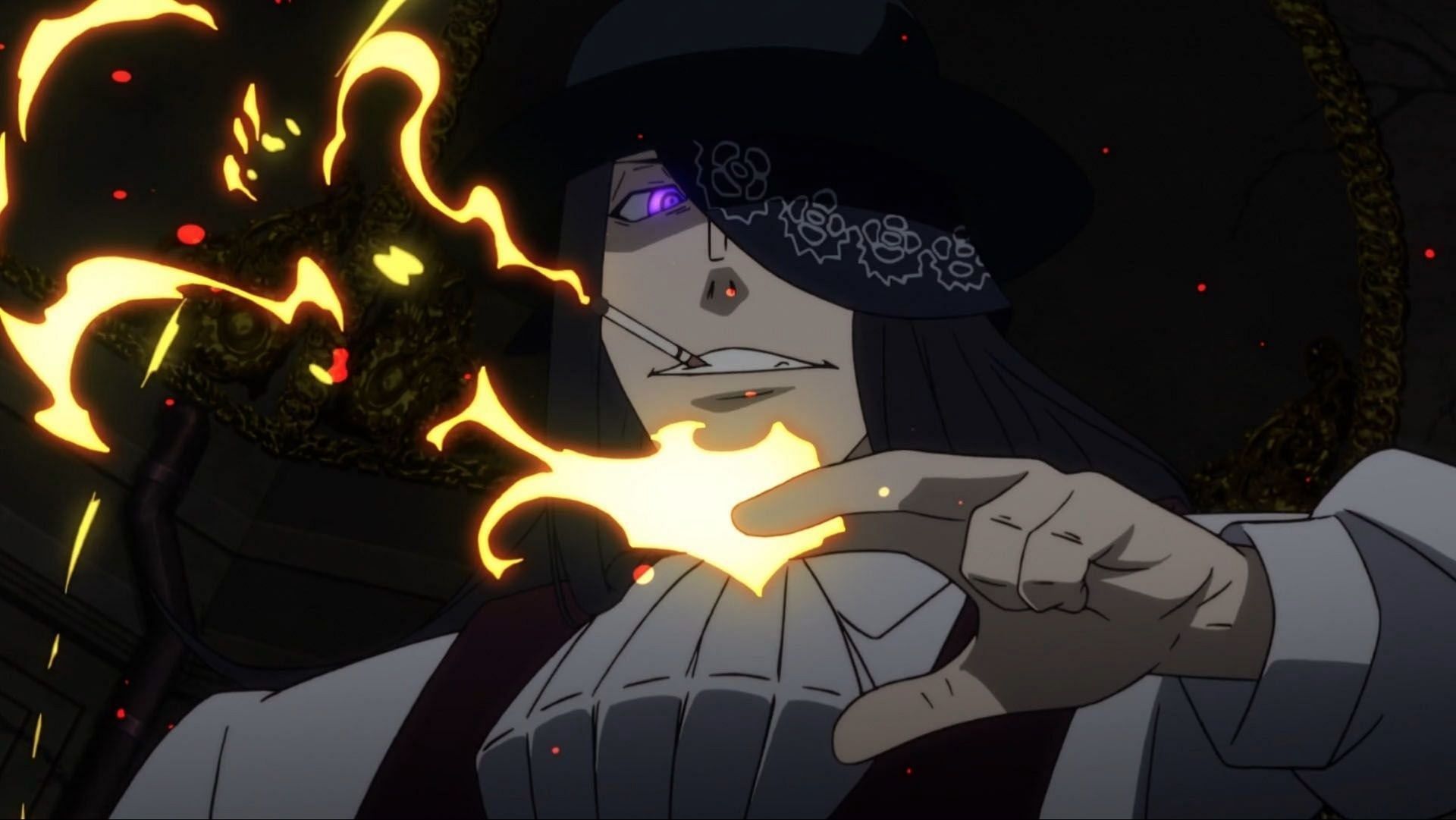 Joker from Fire Force is one of the anime characters like Kizaru (Image via David Production)