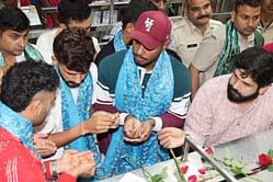 Yash Dayal and other teammates visit famous temple in Rajasthan ahead of RR vs RCB IPL 2025 match [In Pictures]