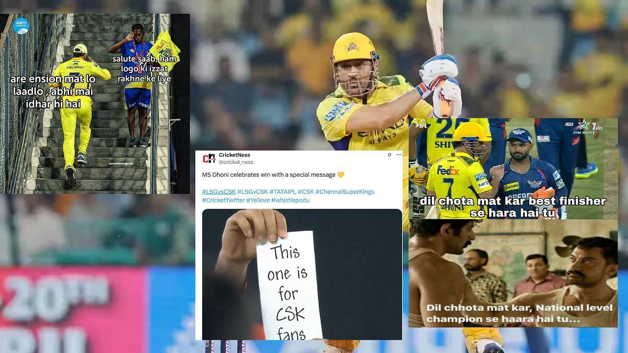 एमएस धोनी बल्लेबाजी के दौरान (Pc: IPL, X@mohbhangpiya, X@cricket_ness, X@Knowledge1176)