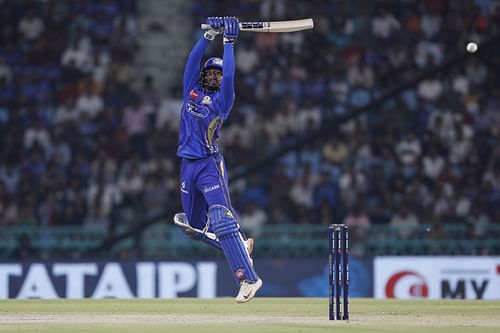 Tilak Varma scored 63 runs from 32 balls against DC in Delhi in IPL 2024 - Source: Getty