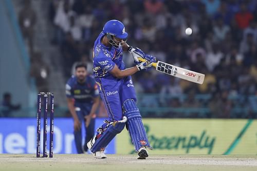 Naman Dhir played a blazing knock in MI's IPL 2025 clash against LSG. [P/C: iplt20.com]