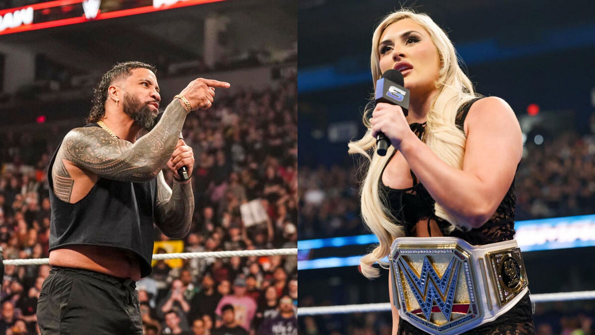 Jey Uso, Tiffany Stratton, Charlotte Flair, Gunther, Solo Sikoa, WWE WrestleMania 41, WWE