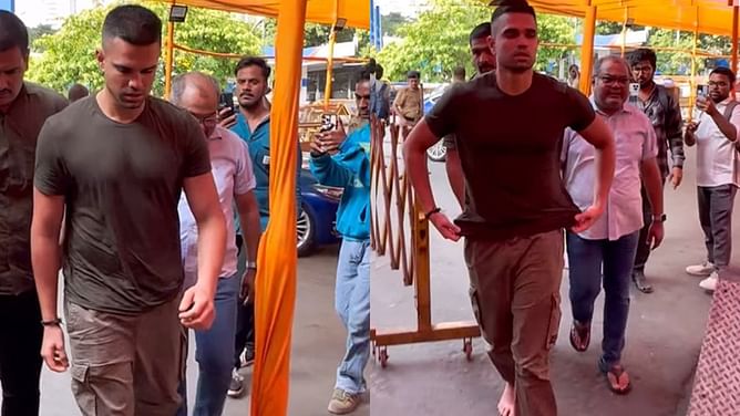 IPL 2025 के बीच सिद्धिविनायक मंदिर पहुंचे अर्जुन तेंदुलकर, सोशल मीडिया पर वीडियो हुआ वायरल