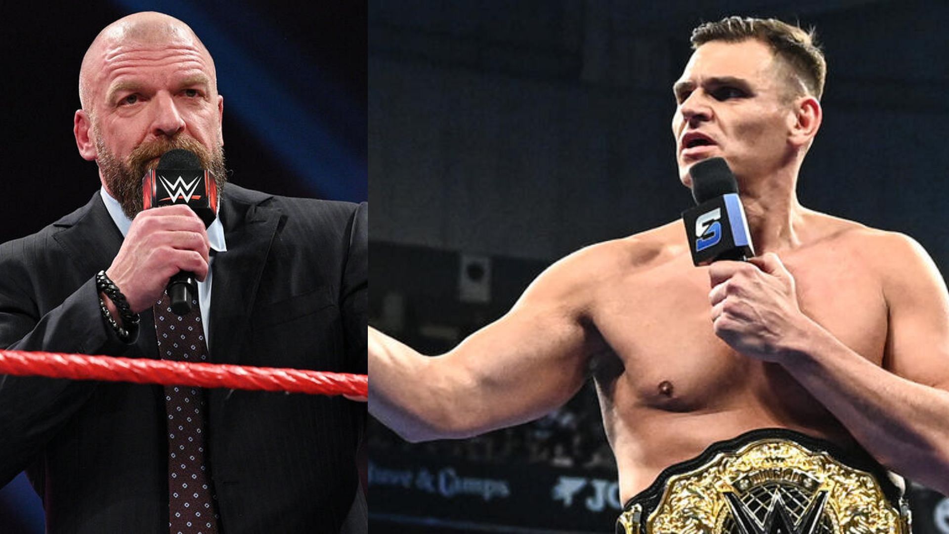 Triple H (left) and Gunther (right) [Image Credits: WWE.com]