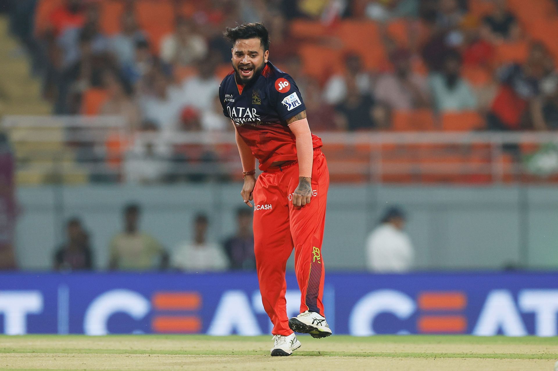 Suyash Sharma picked up three wickets in the IPL 2025 Qualifier 1. [P/C: Getty]