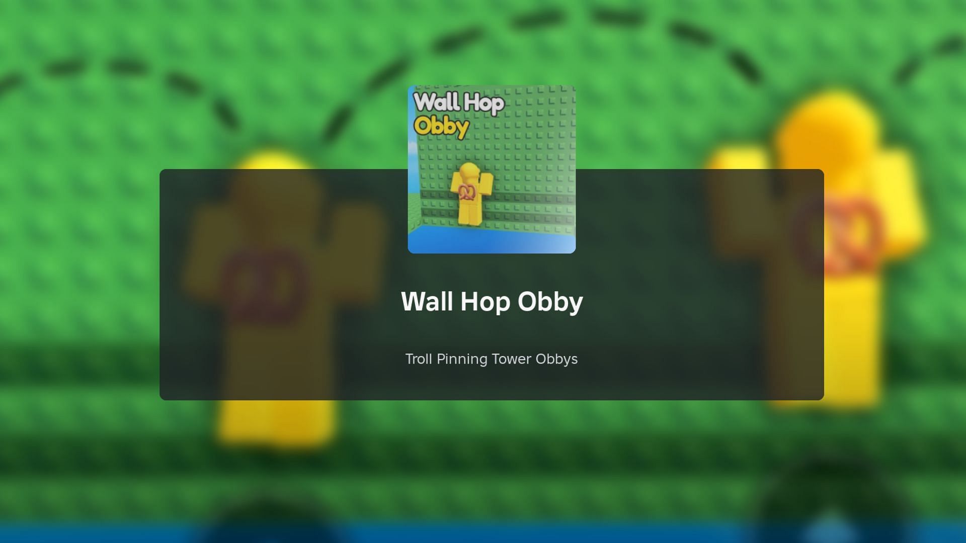Wall Hop Obby loading screen