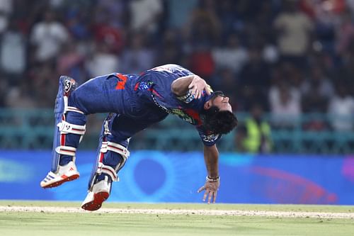 Rishabh Pant did a summersault after his ton. (Credits: Getty)