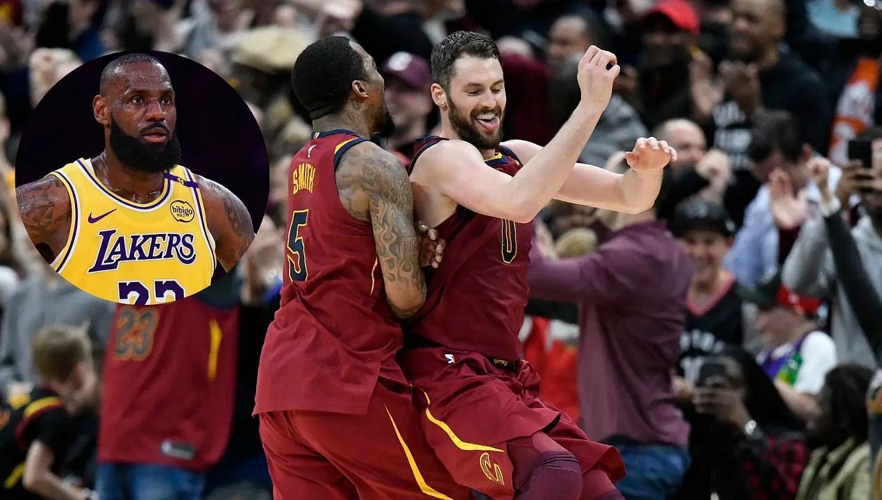 LeBron James melts over ex-teammates Kevin Love and J.R. Smith