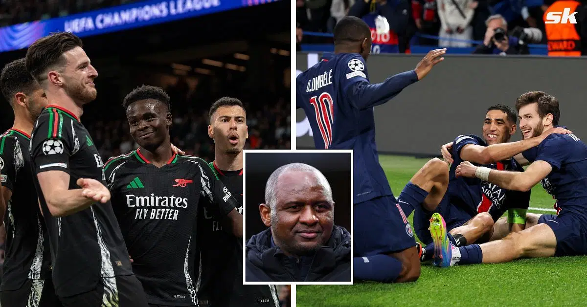 Patrick Vieira believes Arsenal will comeback in the clash against PSG
