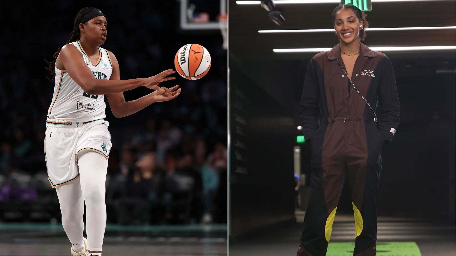 Jonquel Jones acknowledges error after accidentally bringing up Gabby Williams and Marine Johann&egrave;s