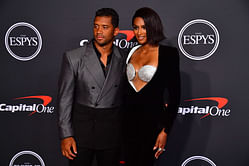 Russell Wilson gushes over wife Ciara's charismatic red carpet appearance at AMAs 2025