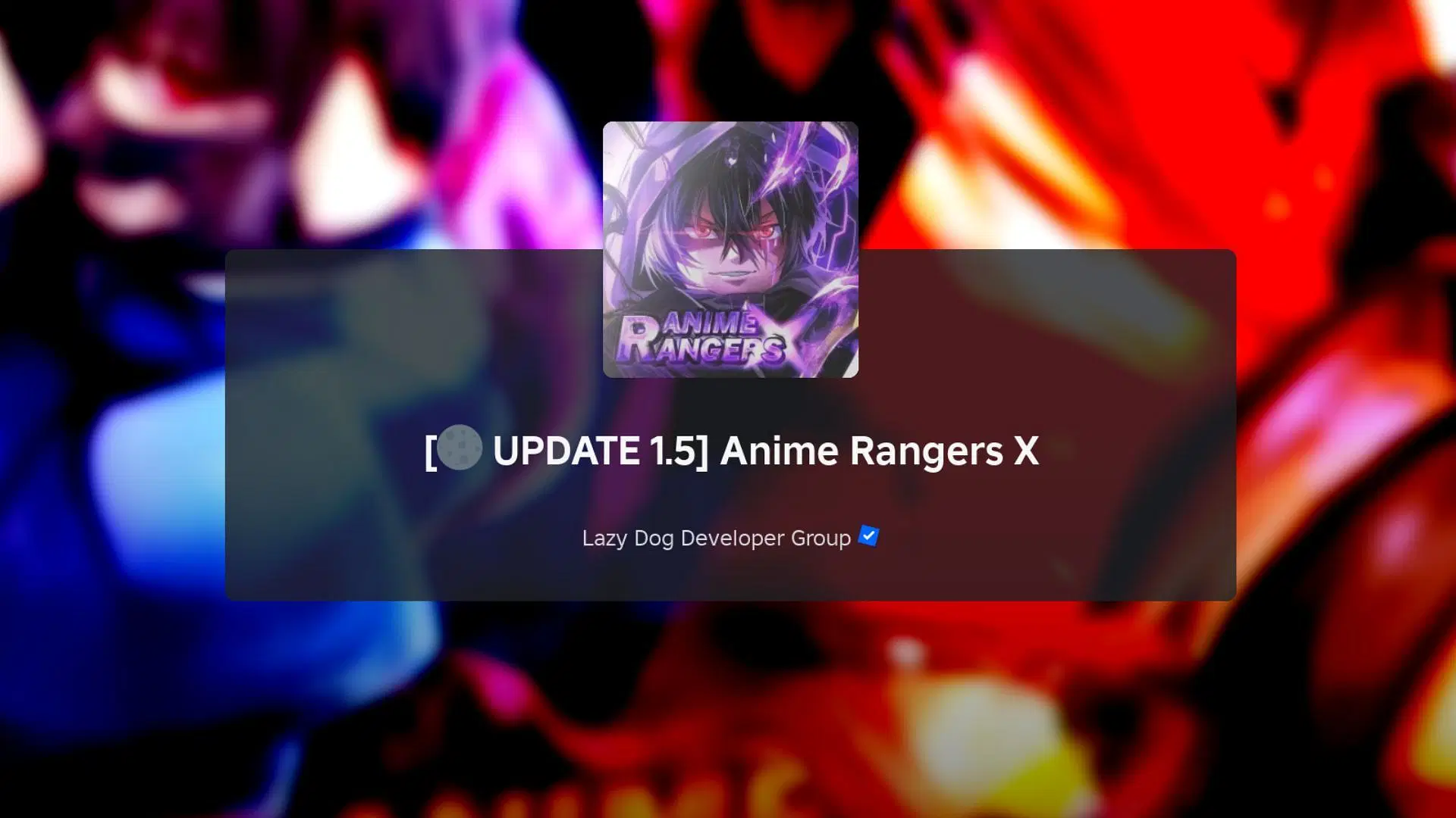 Anime Rangers X loading screen