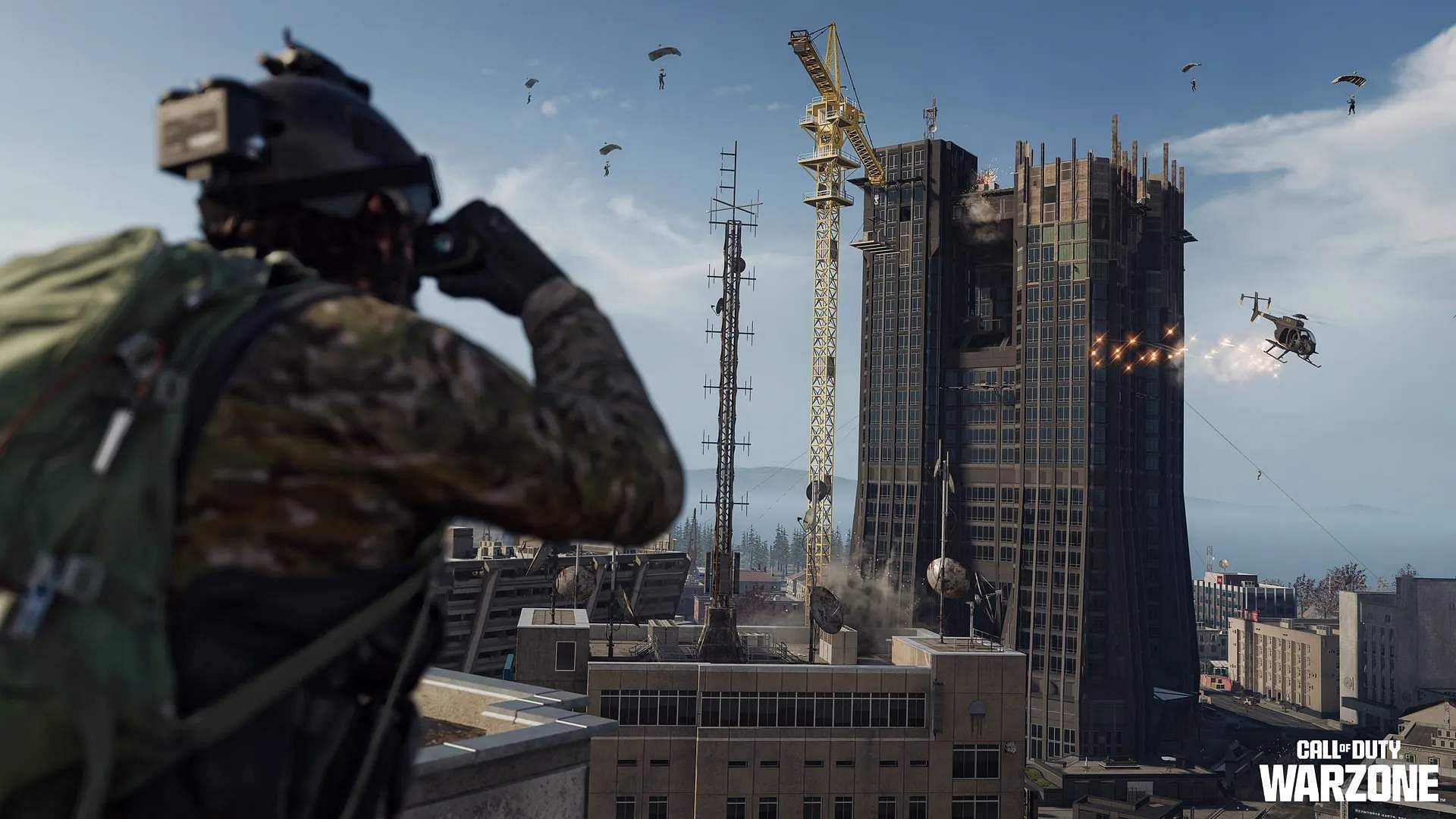 The matches are set across specific POIs in Verdansk (Image via Activision)