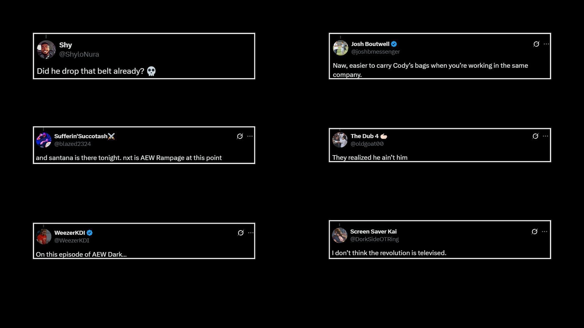 Fans react to Ricky Saints losing to Ethan Page (via: X)