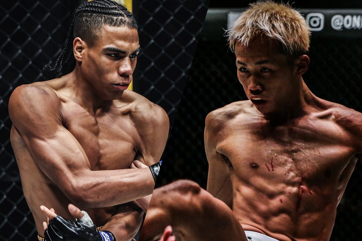 (From left) Johan Estupinan and Taiki Naito.