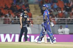 Suryakumar Yadav's whirlwind 20-ball 33 ends as he is caught sweeping off R Sai Kishore's bowling in GT vs MI IPL 2025 Eliminator