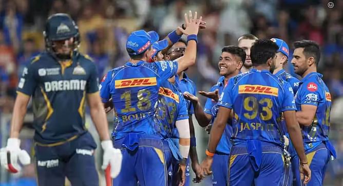 Shubman Gill dropped, but Jos Buttler departs next ball to concussion sub in MI vs GT IPL 2025 match [Watch]