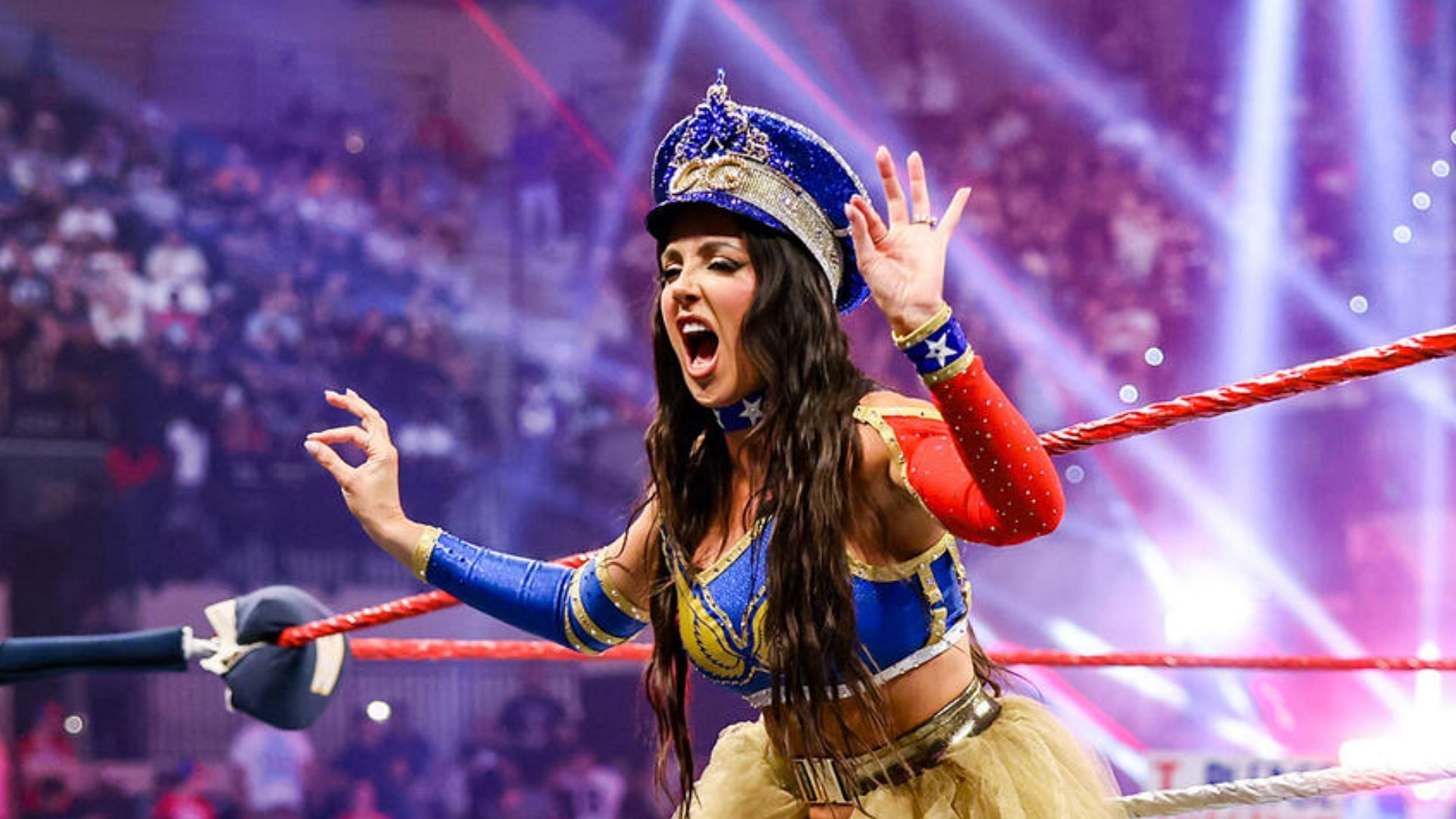 The star was injured (Credit: WWE.com)
