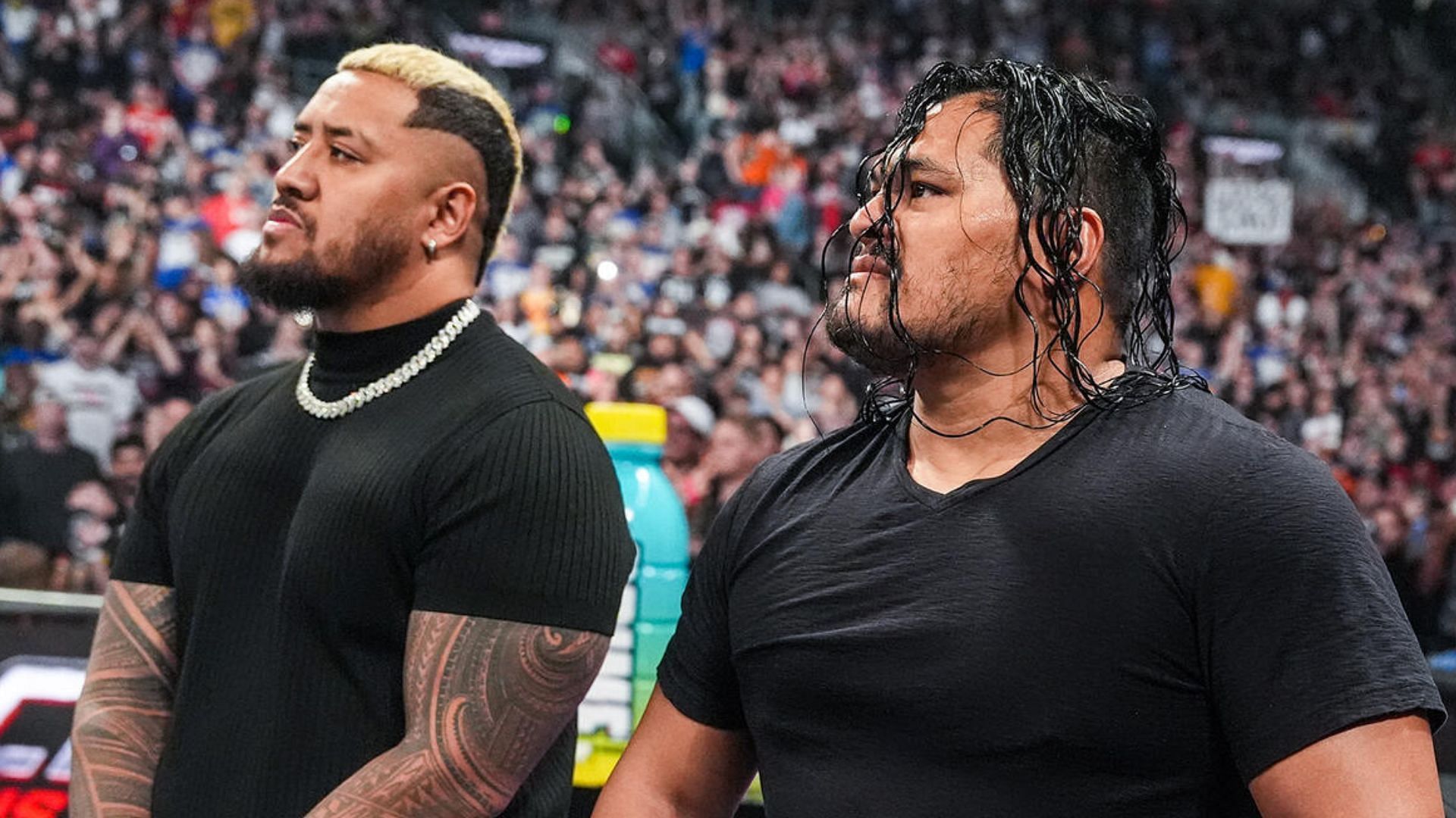 Solo Sikoa and JC Mateo at WWE Backlash 2025! [Image credit: WWE.com]