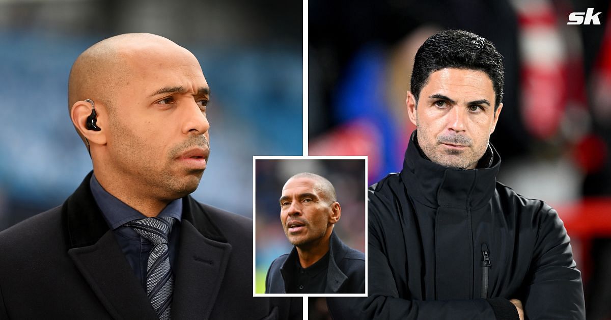 Thierry Henry, Mikel Arteta and Collymore