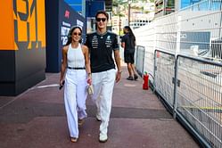 George Russell shares hilarious topless clip captioned "The F1 glamour" feat. Carmen Mundt