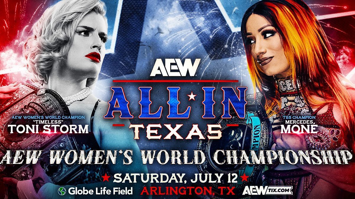 Toni Storm and Mercedes will square at AEW All In Texas (Image via AEW