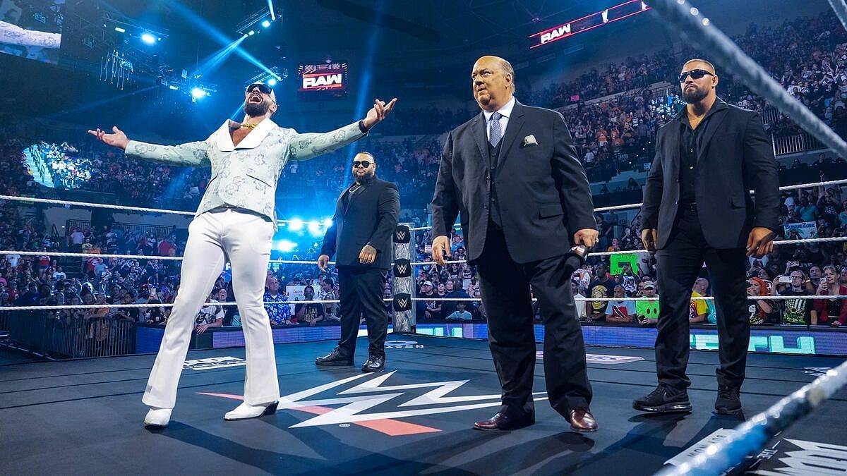 Rollins and his faction on Monday Night RAW [Image: WWE.com]