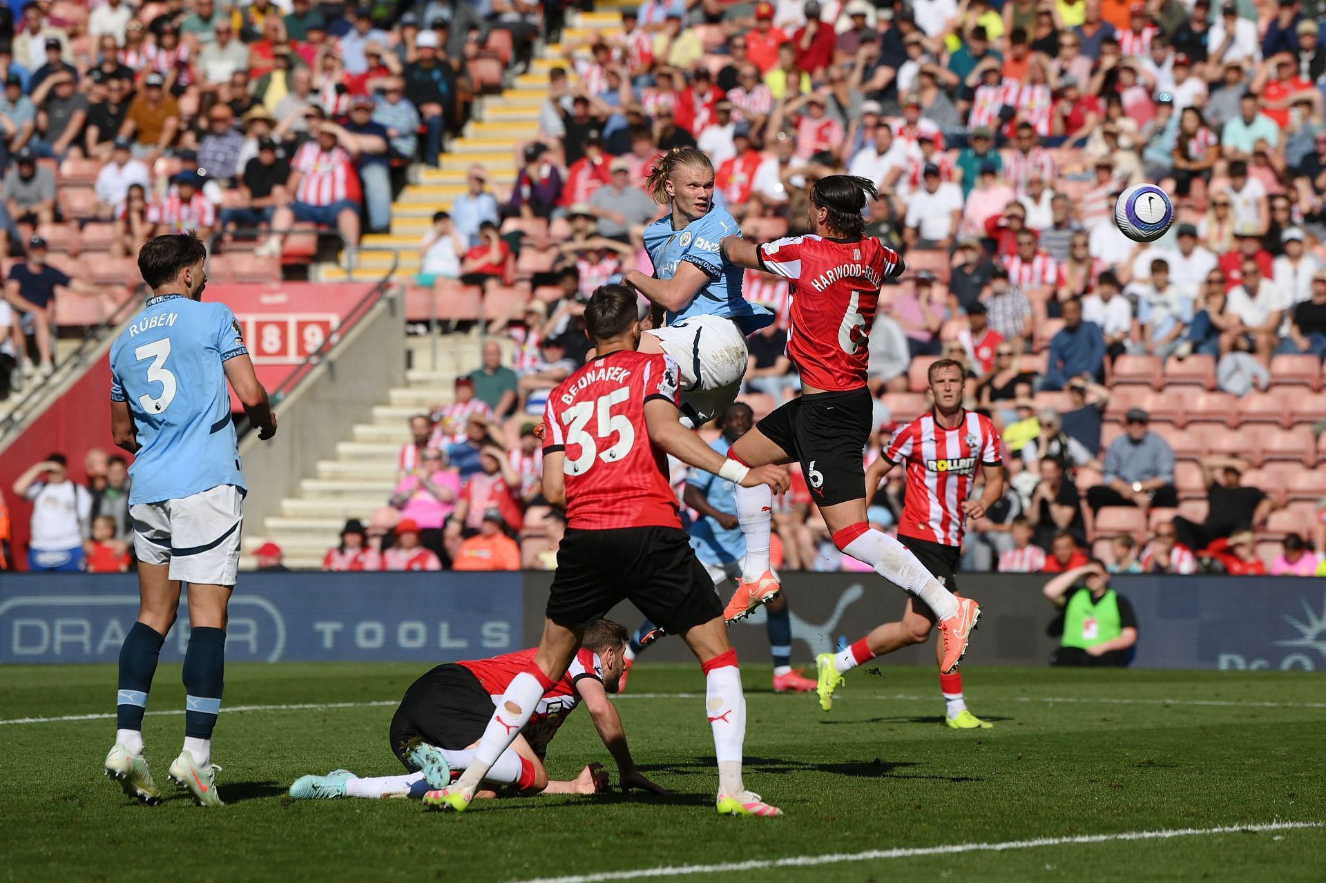 Southampton FC v Manchester City FC - Premier League - Source: Getty