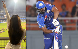 "Beautyyyyy" - Bollywood actress in awe of Rohit Sharma's batting in GT vs MI IPL 2025 Eliminator match