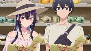 Please Put Them On, Takamine-san! episode 9: Shirota and Takamine go on their first real date as Ellie's girlfriend is introduced