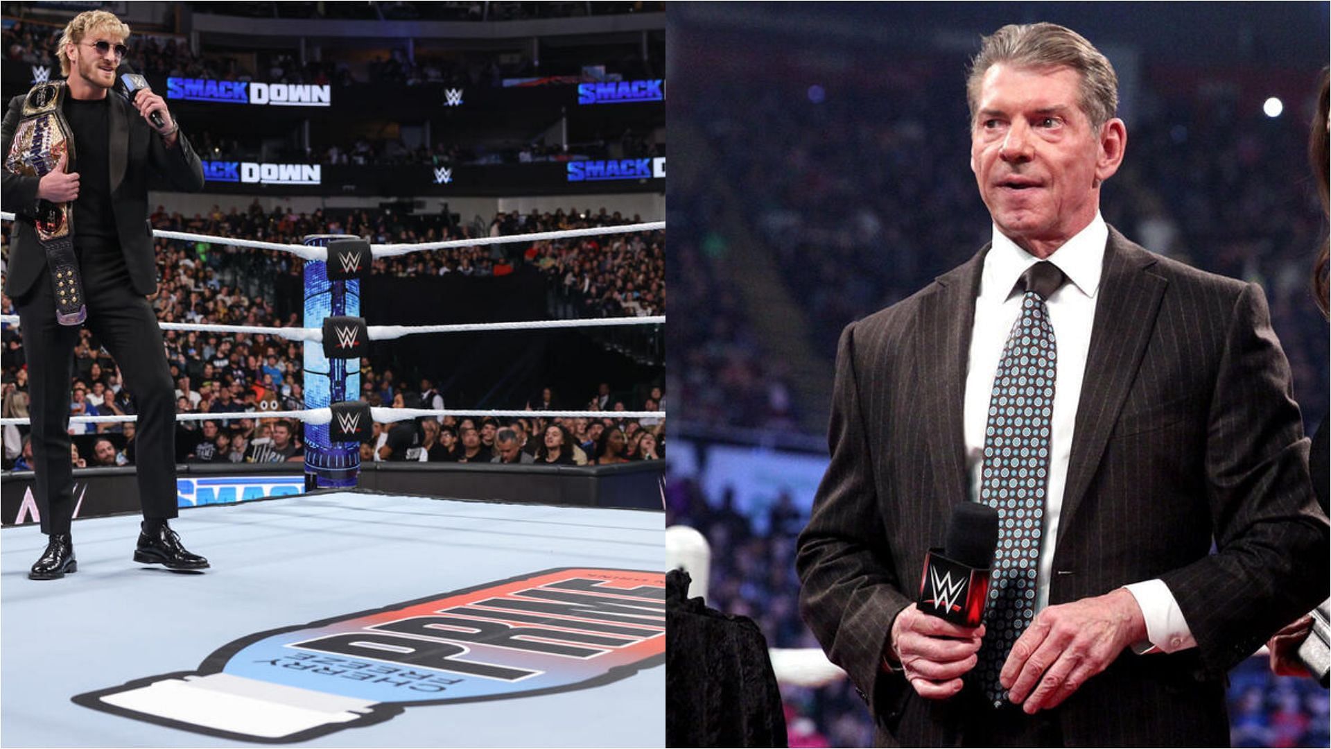 McMahon was reportedly never a fan of logos on the canvas [Image credit: WWE.com]