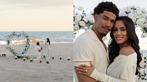 Allen Lazard and former Miss Perú Camila Escribens get engaged after Jets star's seaside proposal