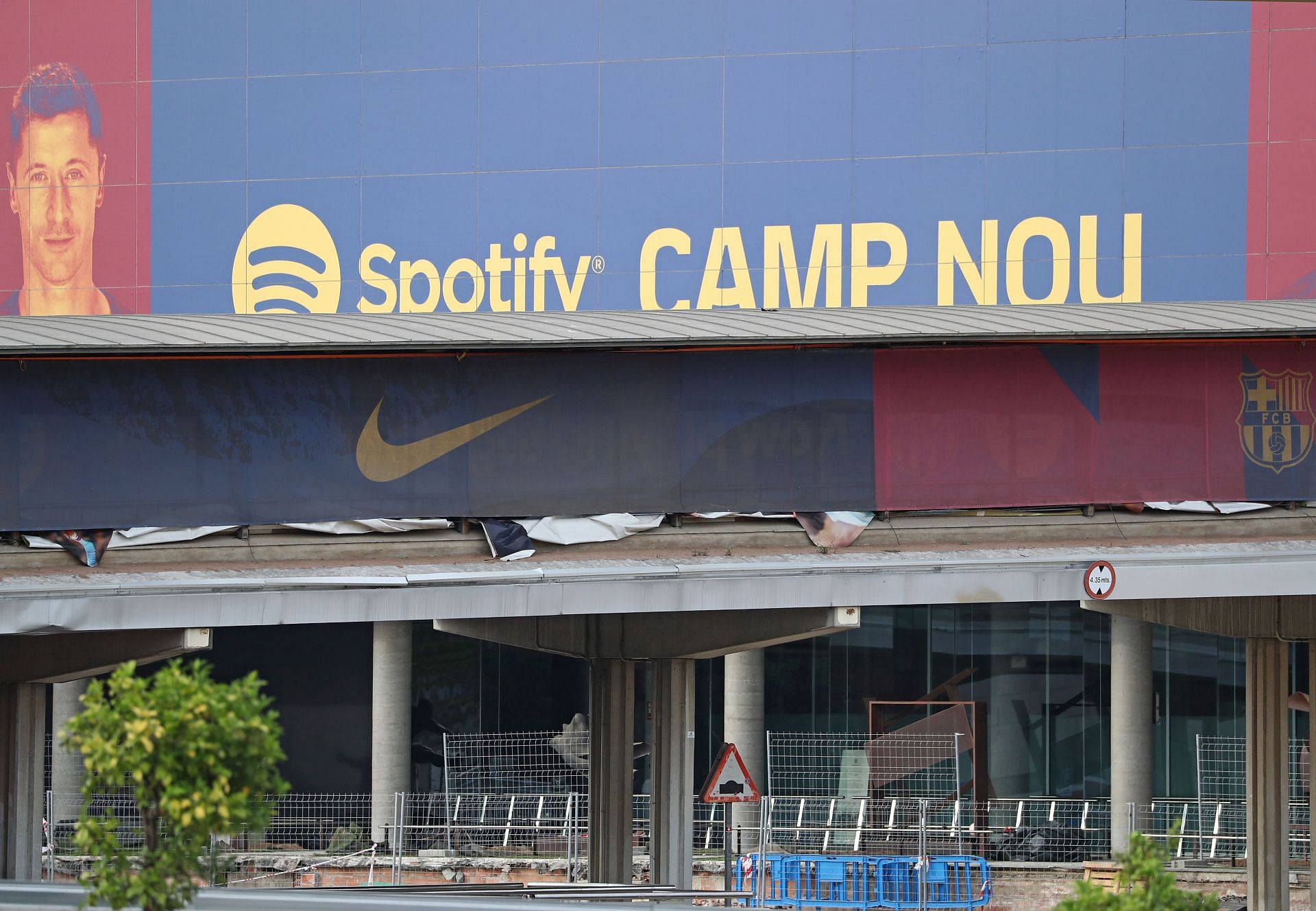 Appearance of the Spotify Camp Nou twenty days after the start of the works - Source: Getty