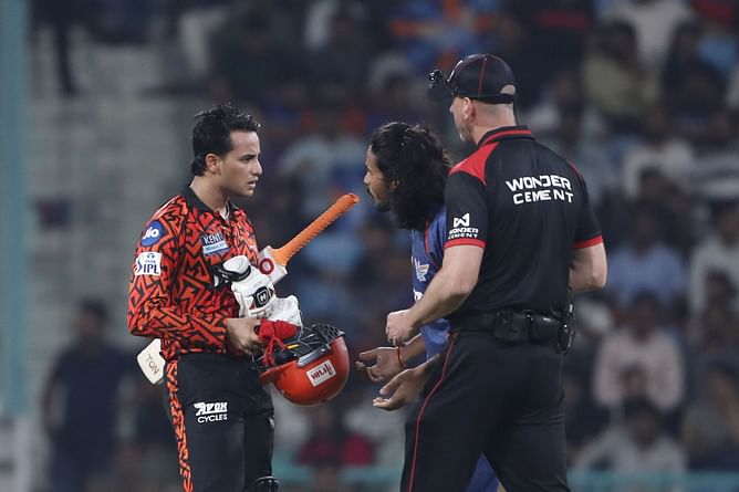 Digvesh Rathi's aggressive send-off to Abhishek Sharma results in a heated argument in LSG vs SRH IPL 2025 match [Watch]